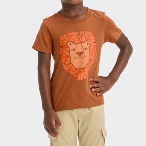 Lion graphic short-sleeve tee